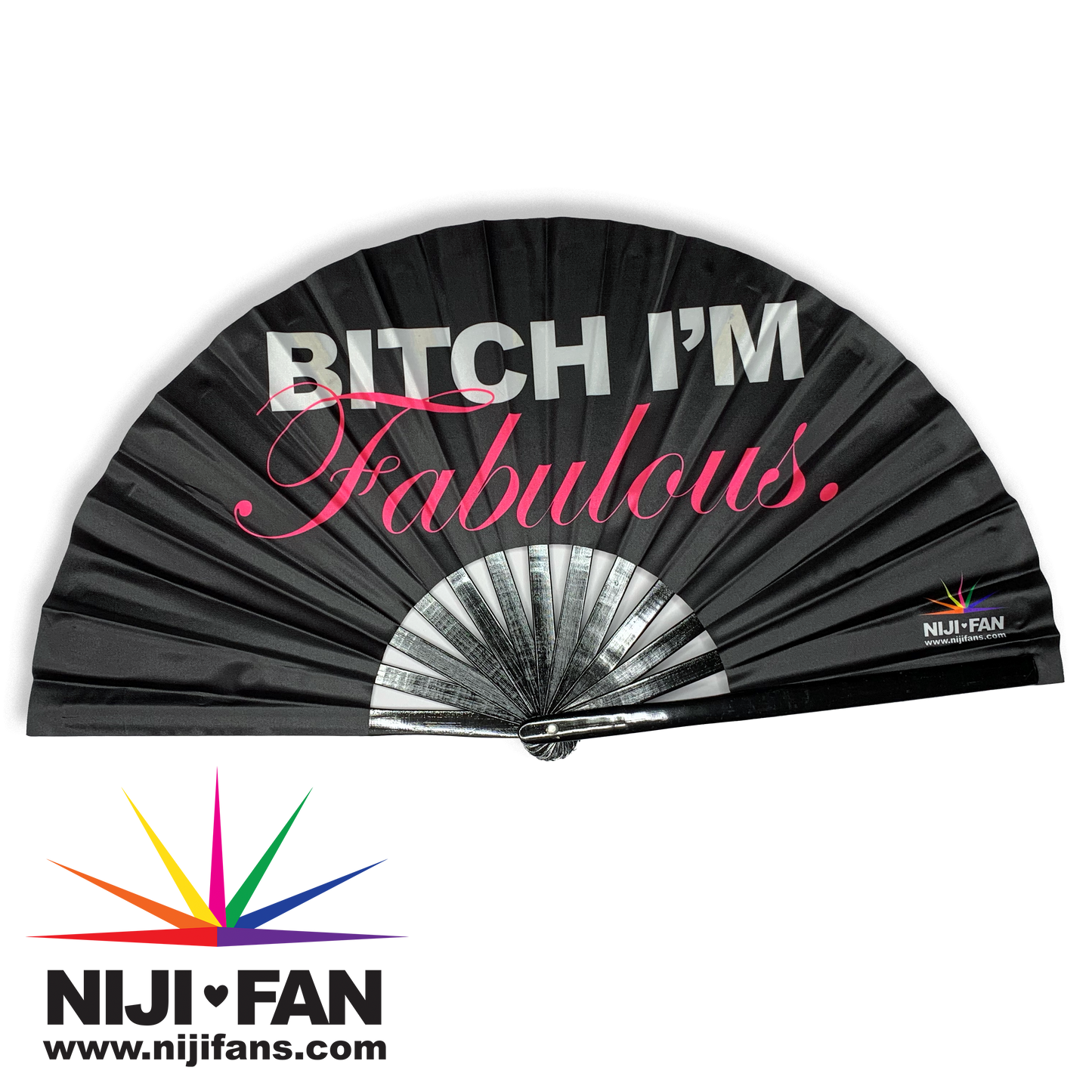 Bitch I'm Fabulous Clack Fan *Blacklight Reactive*