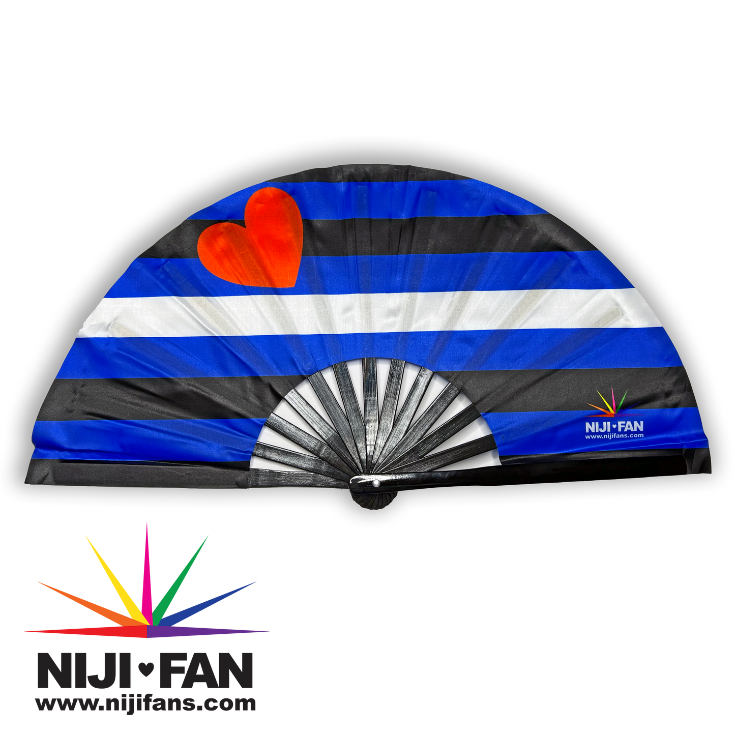 Leather Pride Clack Fan *Blacklight Reactive*