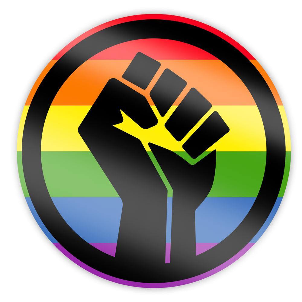 Holographic - Black Lives Matter Pride Fist Sticker
