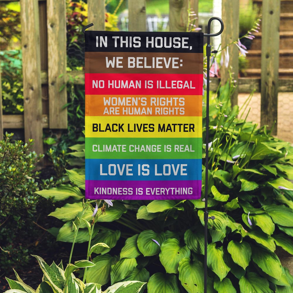 "In This House..." Garden Flag