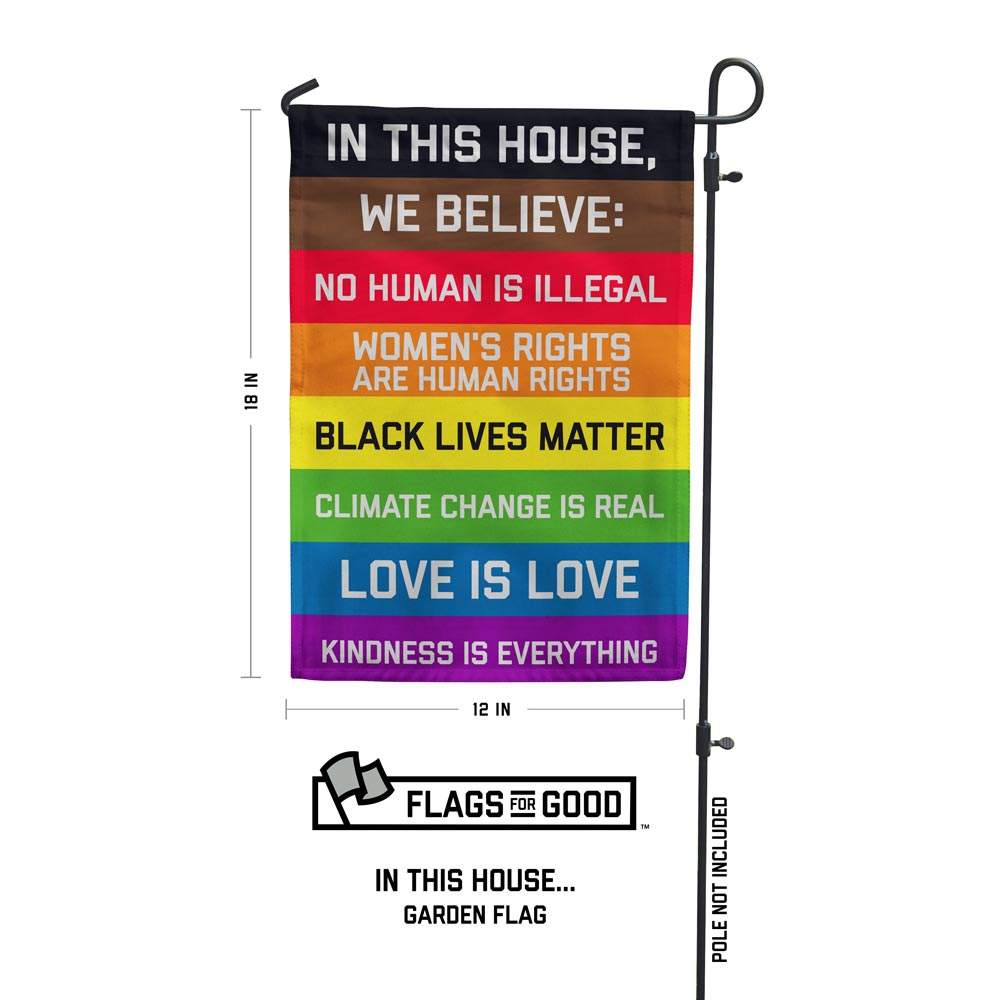 "In This House..." Garden Flag