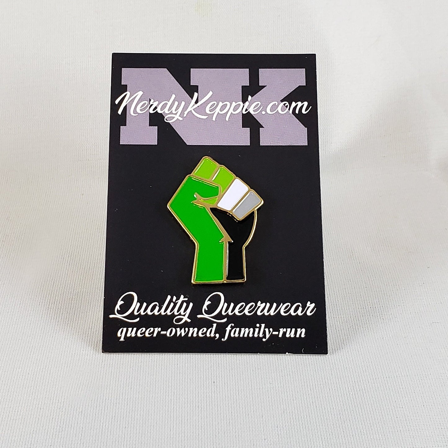 Solidarity Raised Fist Pride Enamel Pins