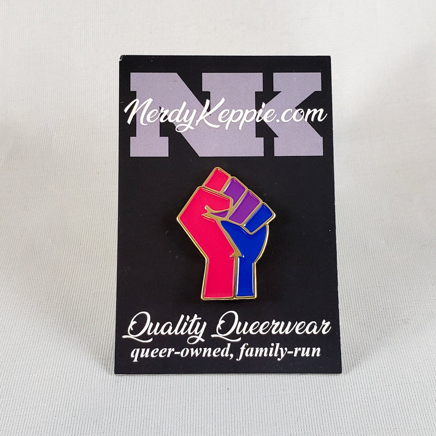 Solidarity Raised Fist Pride Enamel Pins