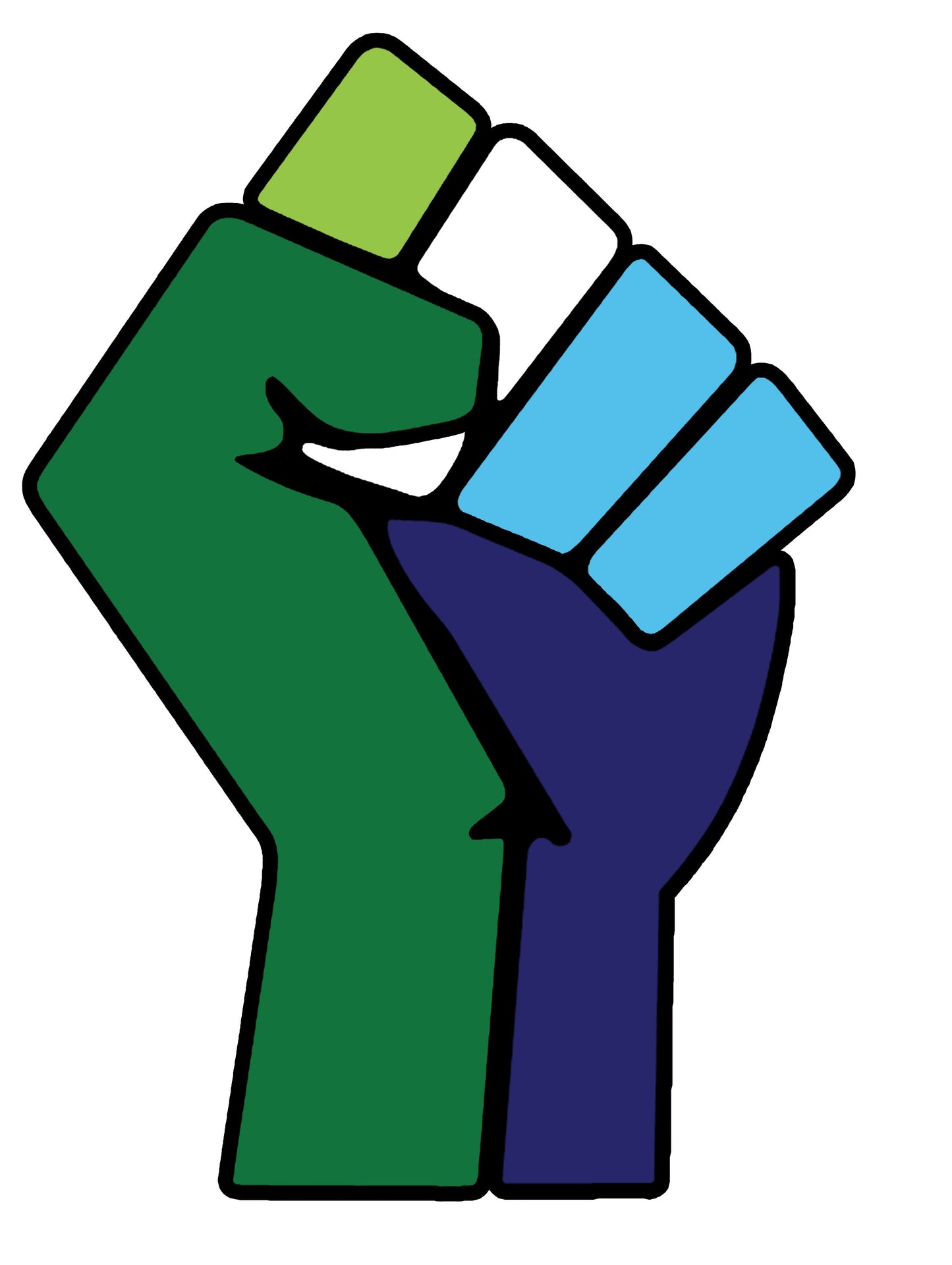 Solidarity Raised Fist Pride Enamel Pins