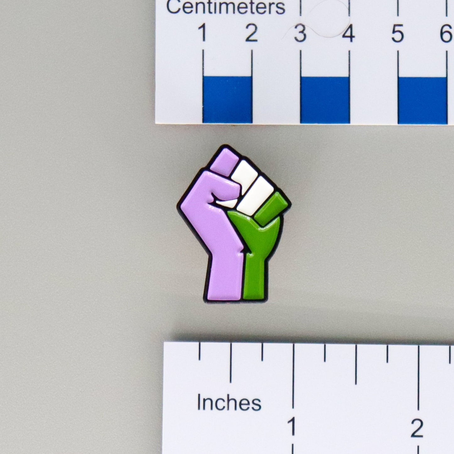 Solidarity Raised Fist Pride Enamel Pins