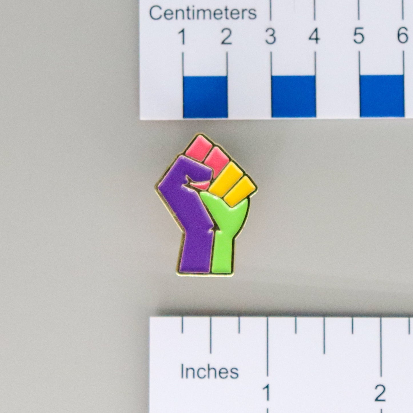 Solidarity Raised Fist Pride Enamel Pins