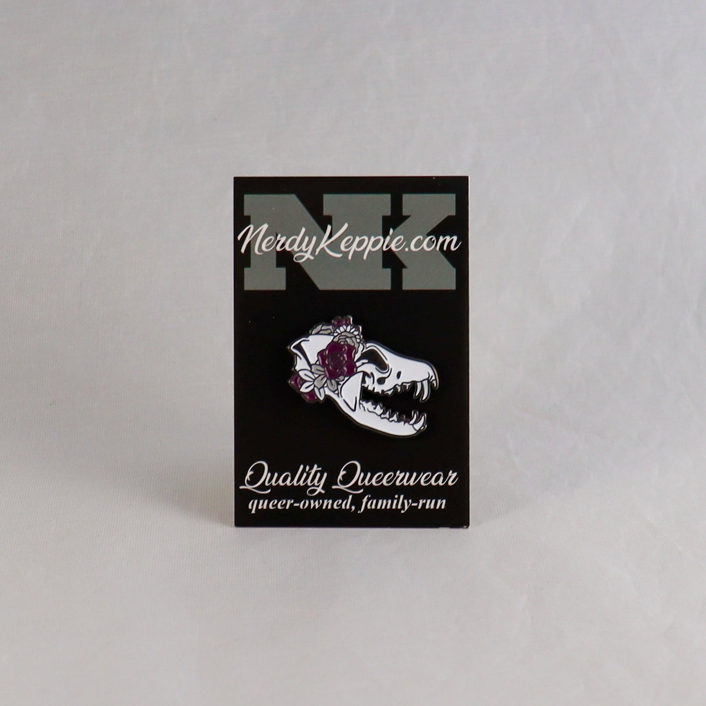 Proud to the Bone Fox Skull Pride Enamel Pins