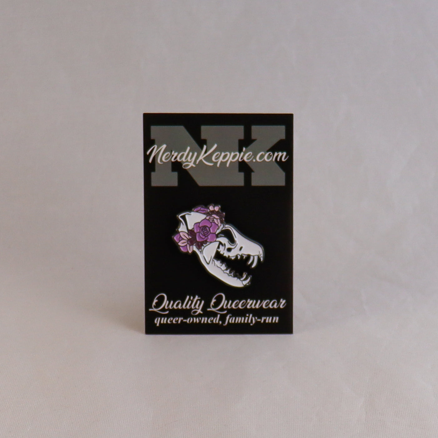 Proud to the Bone Fox Skull Pride Enamel Pins