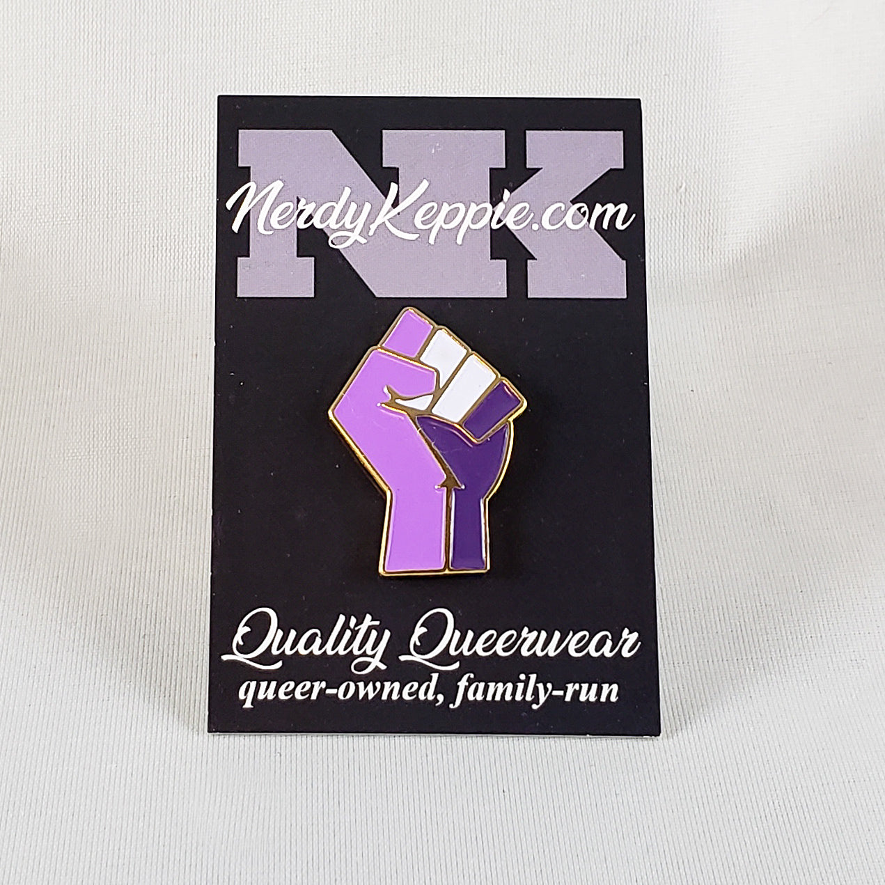 Solidarity Raised Fist Pride Enamel Pins