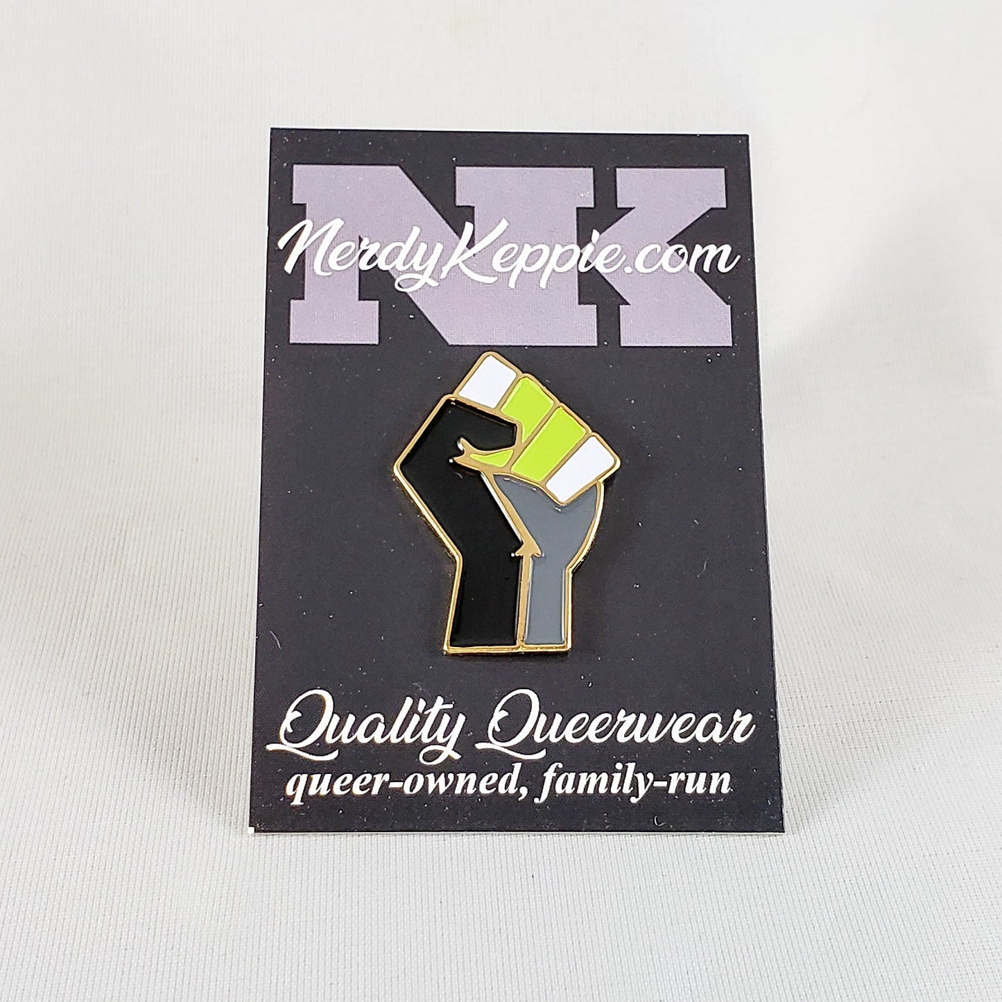 Solidarity Raised Fist Pride Enamel Pins