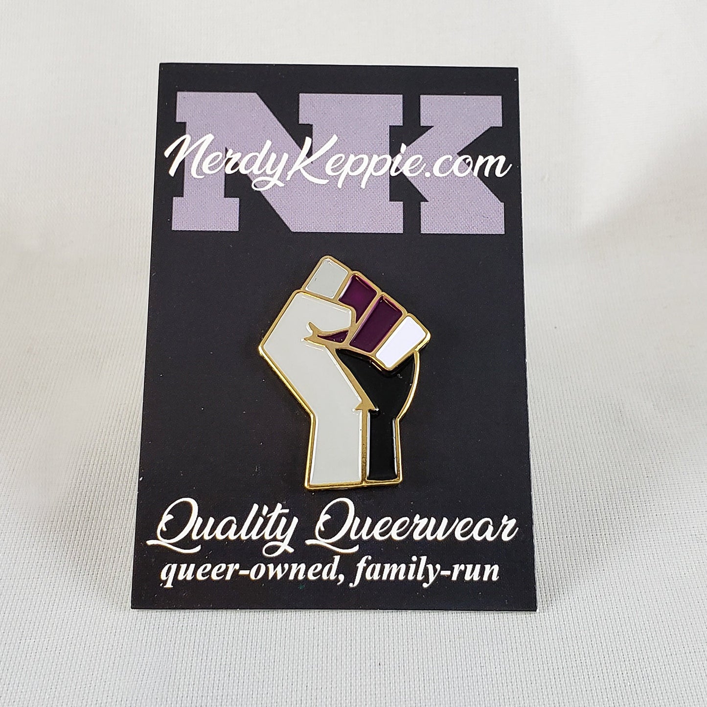 Solidarity Raised Fist Pride Enamel Pins
