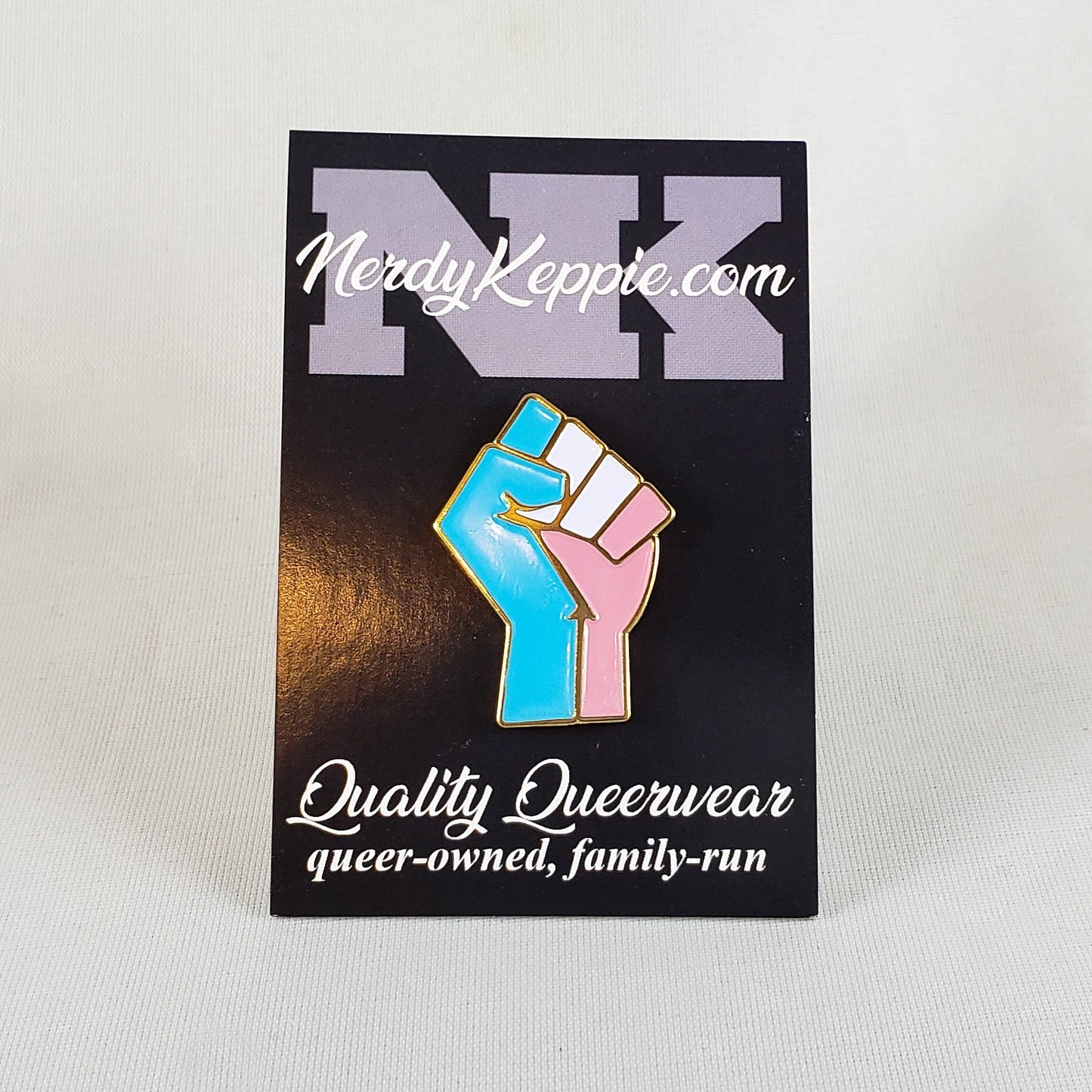 Solidarity Raised Fist Pride Enamel Pins