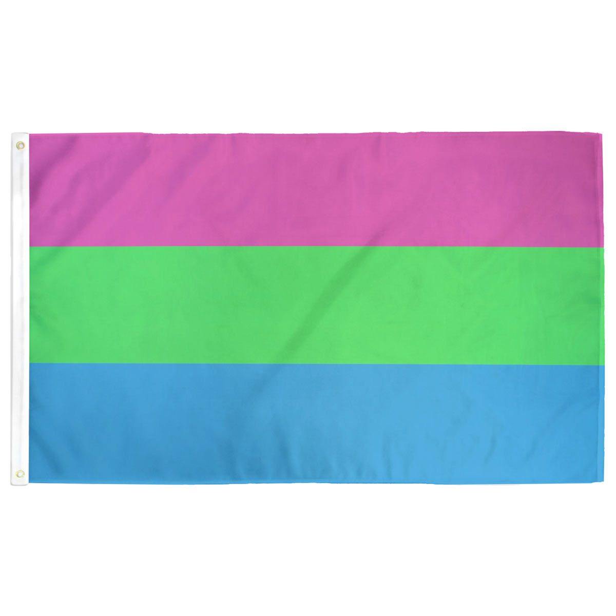 Polysexual (Poly) Pride Flag