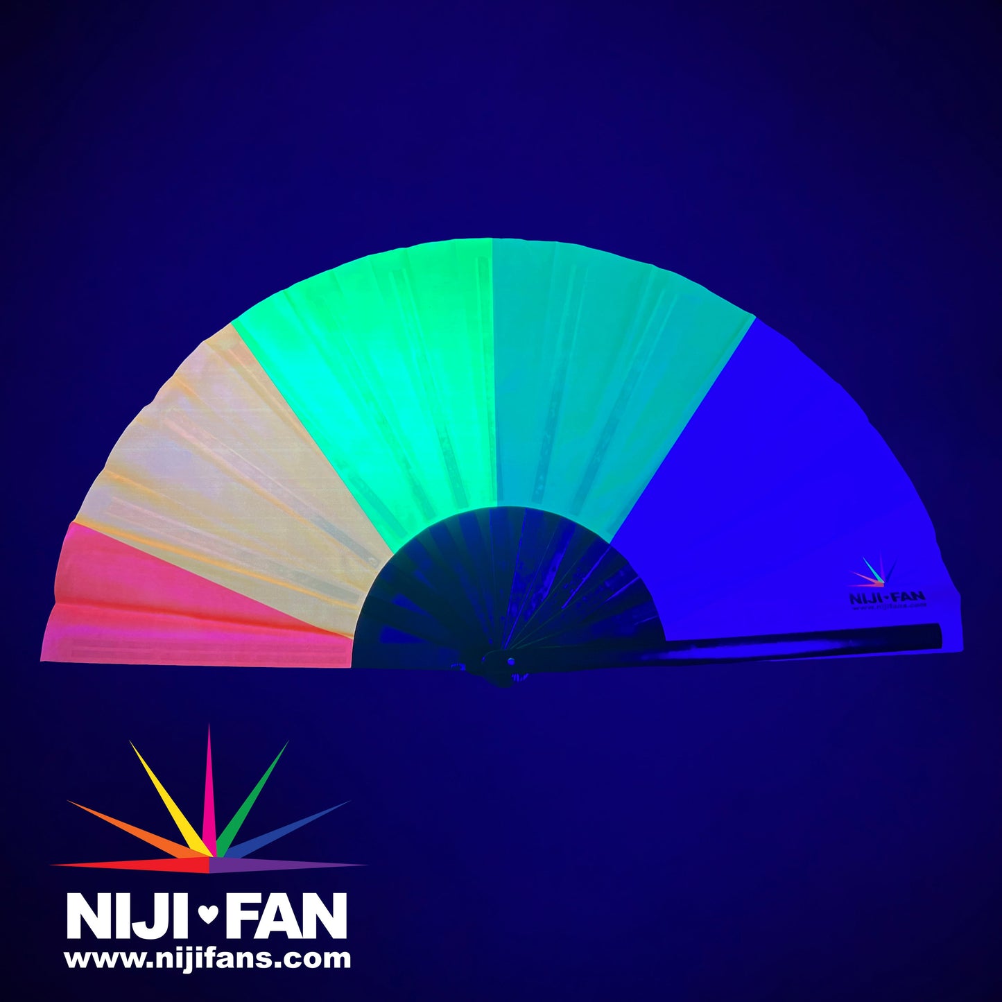 Pride Clack Fan *Black Light Reactive*