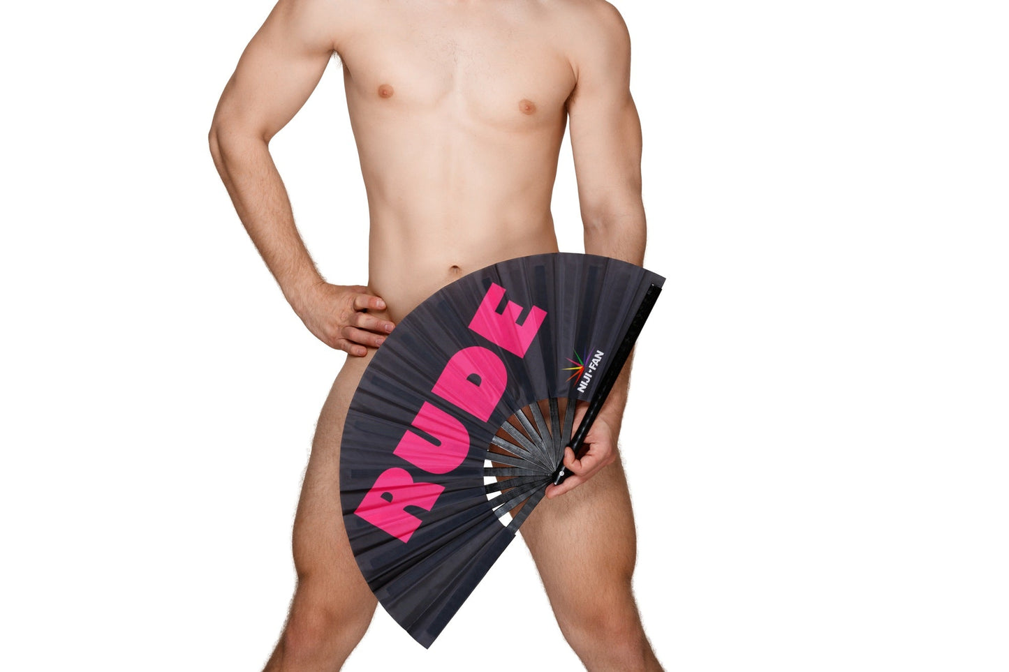 Rude Clack Fan *Blacklight Reactive*