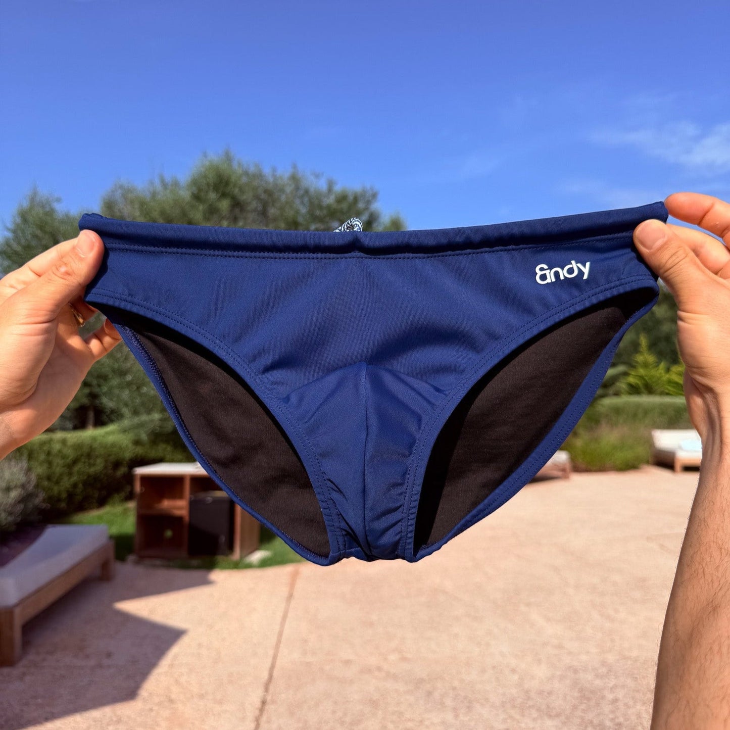 Premium Swim Brief - Letterman Blue