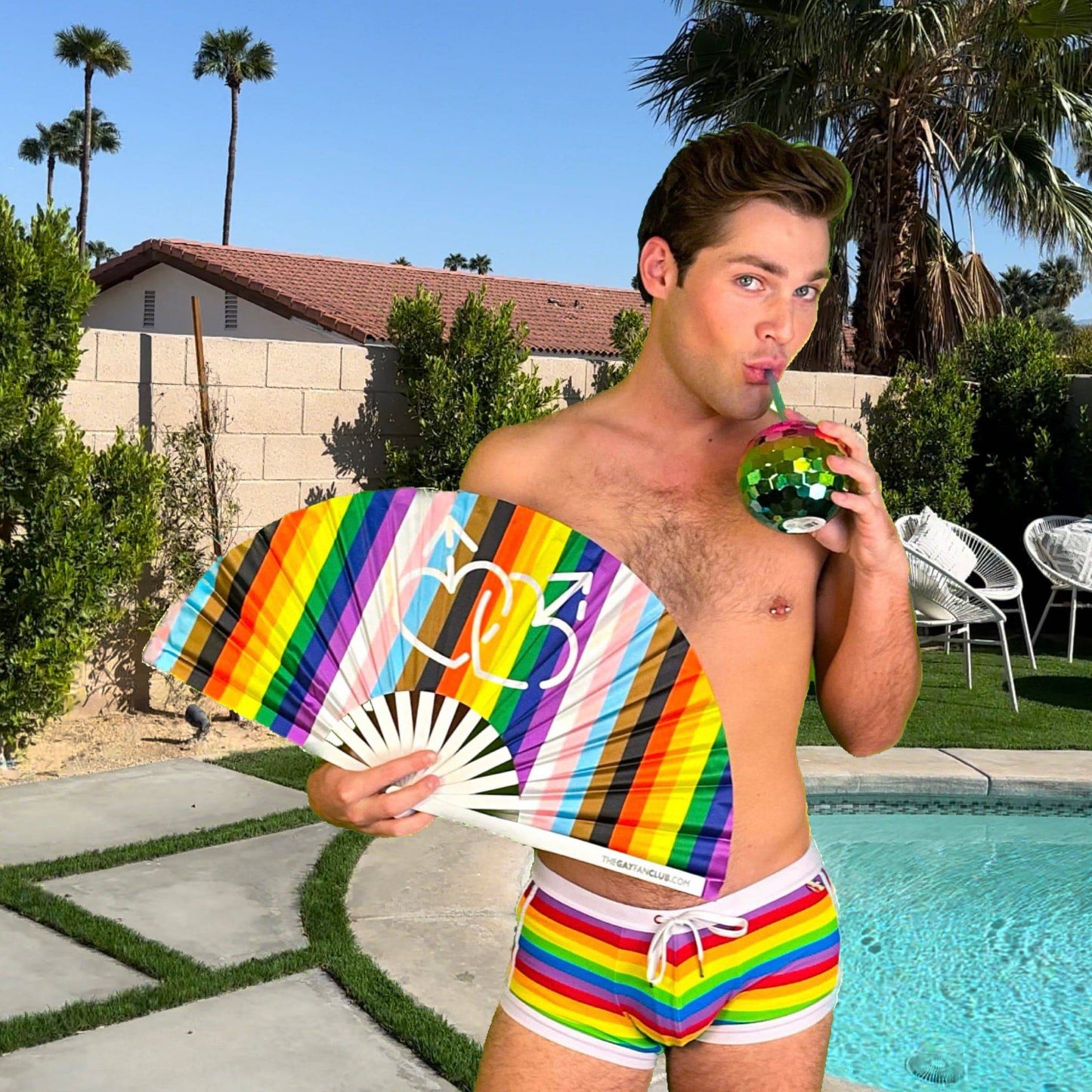 Equality Rainbow Fan