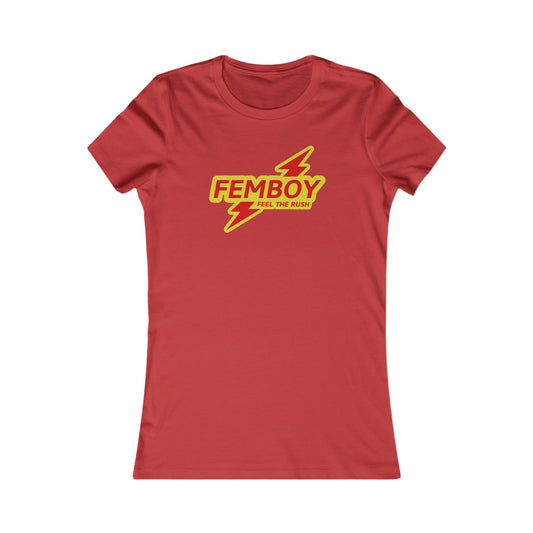 Femboy Femme Fit Graphic Tee - Stamp Me Rush