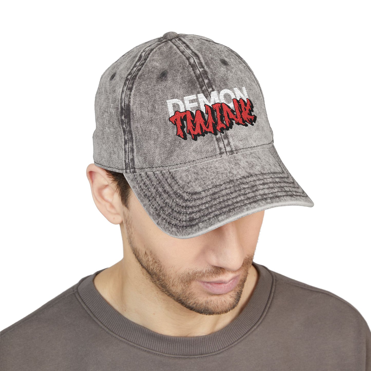 Demon Twink - Vintage Embroidered Cap - Out x Loud