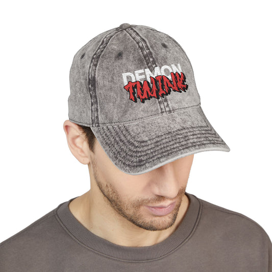 Demon Twink - Vintage Embroidered Cap - Out x Loud