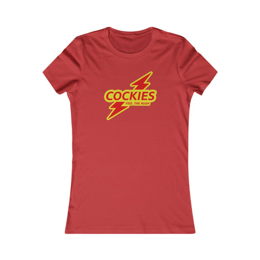 Cockies Femme Fit Graphic Tee - Stamp Me Rush