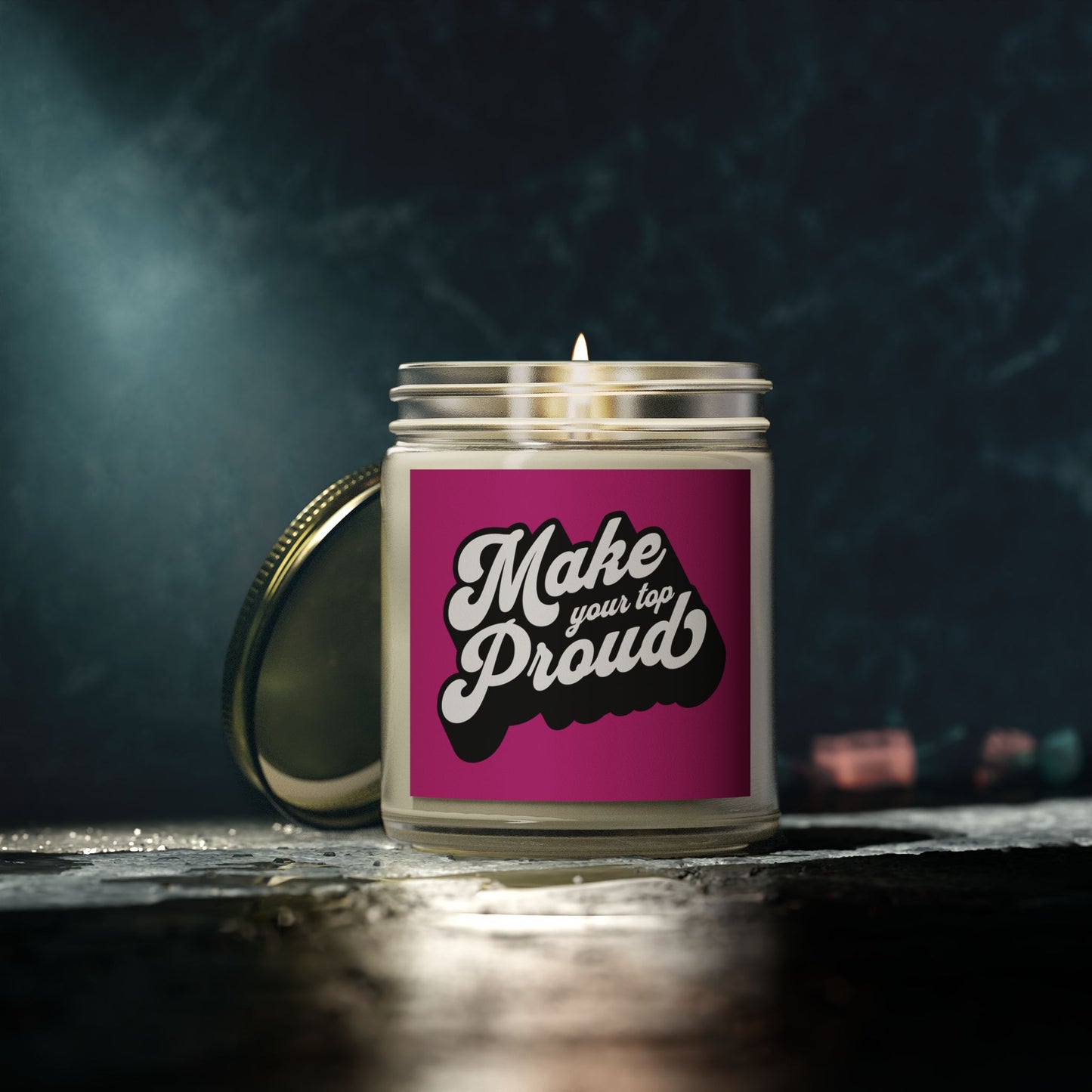 Proud Top - Coconut Apricot Wax Scented Candle - Out x Loud