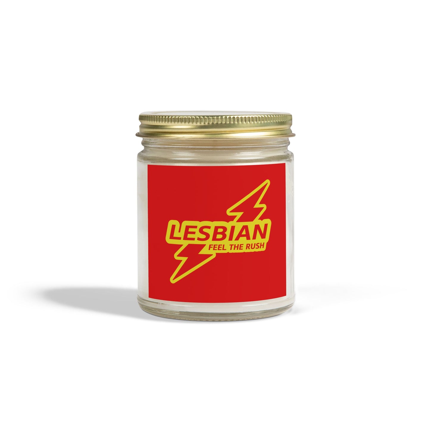 Lesbian - Coconut Apricot Wax Scented Candle - STAMP ME RUSH