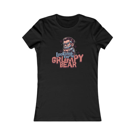 Grumpy Bear (Looking) Femme Fit Graphic Tee - Out x Loud