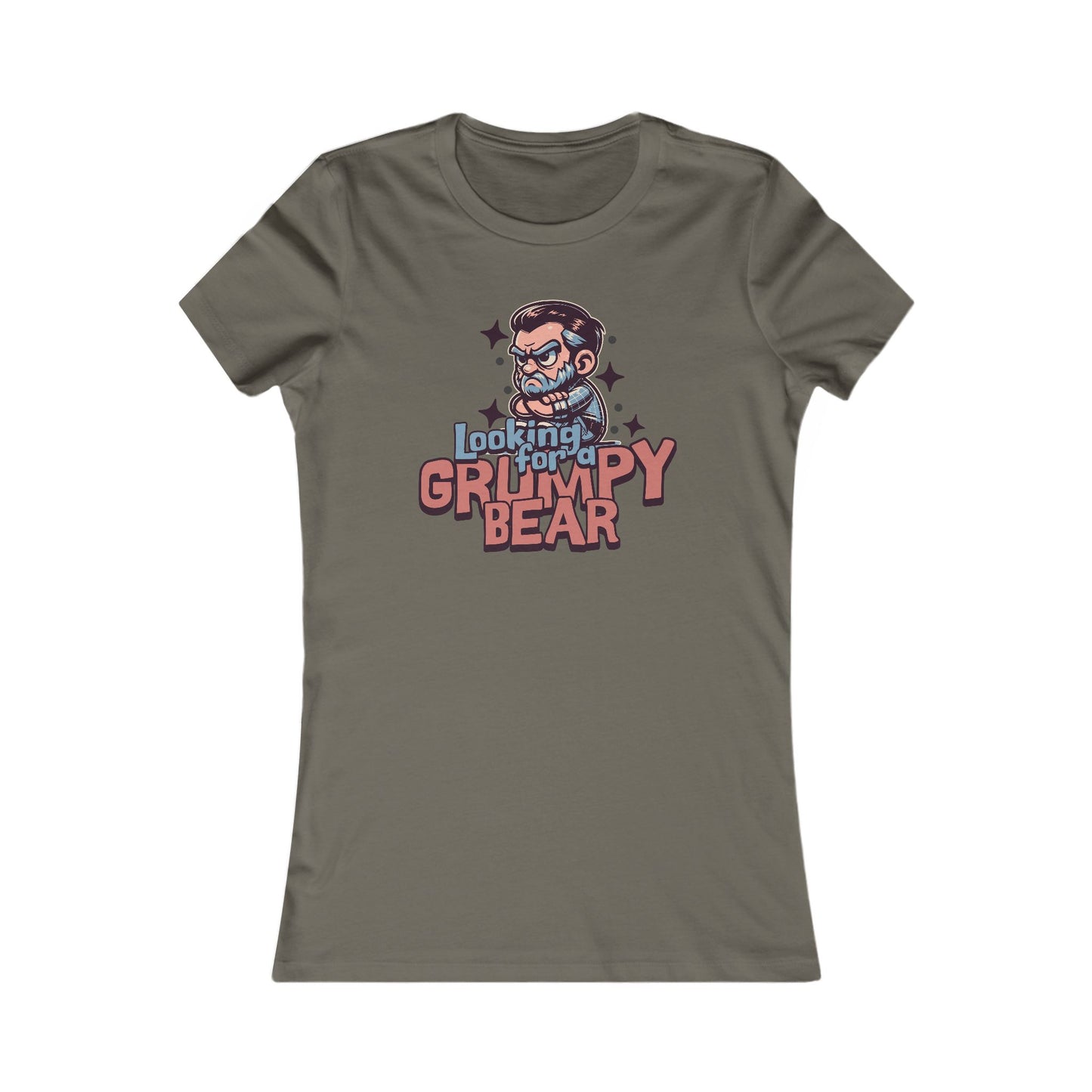 Grumpy Bear (Looking) Femme Fit Graphic Tee - Out x Loud