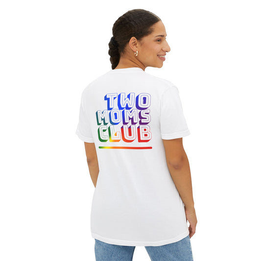 Two Moms Club - Graphic Unisex Pocket Tee - Proud 365