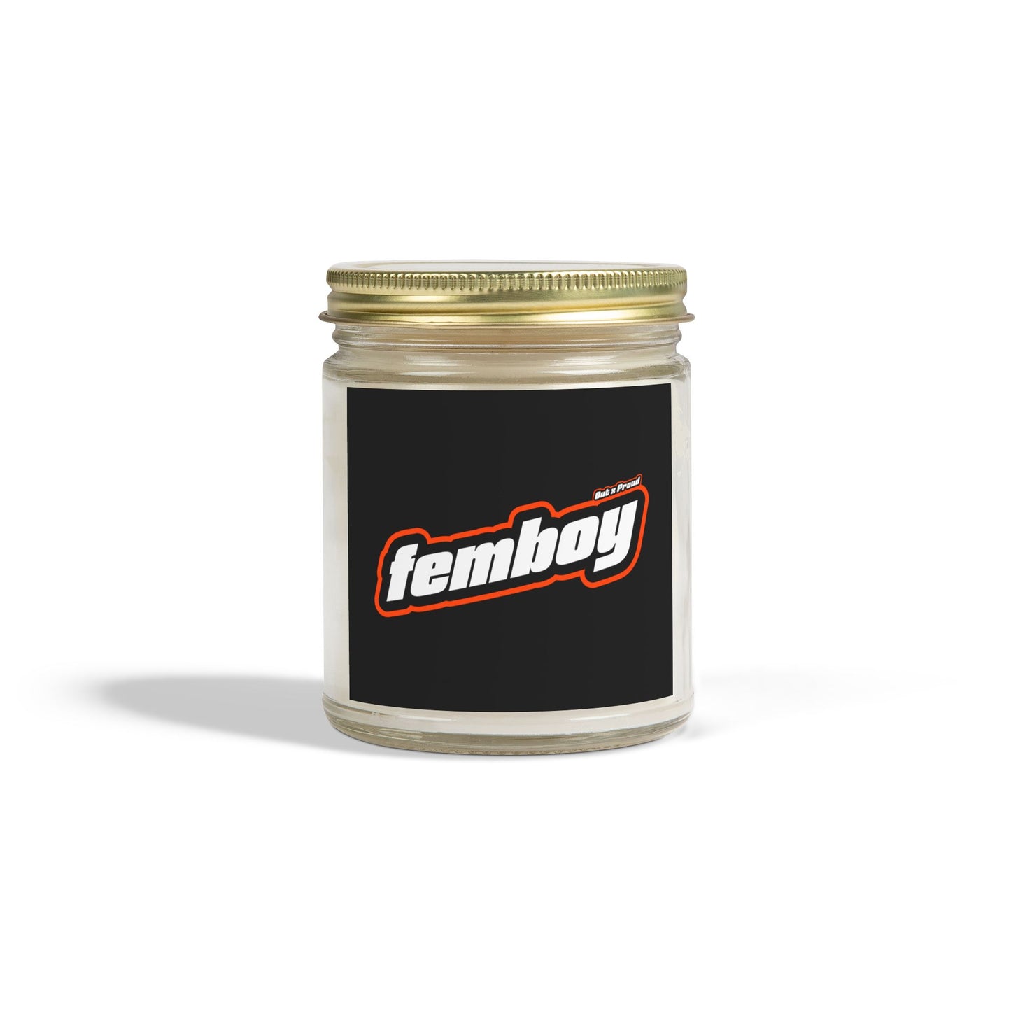 Femboy - Coconut Apricot Wax Scented Candle - STAMP ME
