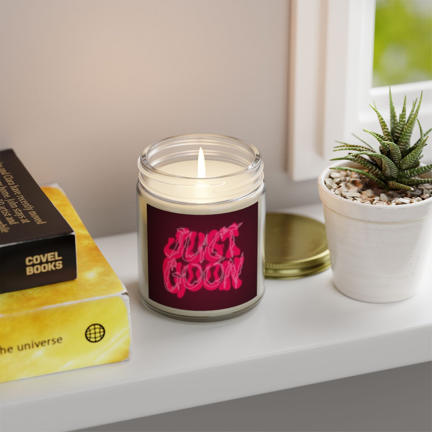 Just Goon - Coconut Apricot Wax Scented Candle - Out x Loud