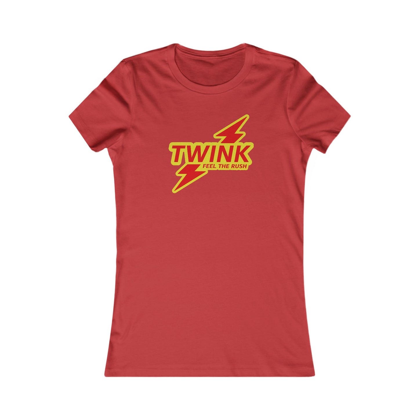 Twink Femme Fit Graphic Tee - Stamp Me Rush
