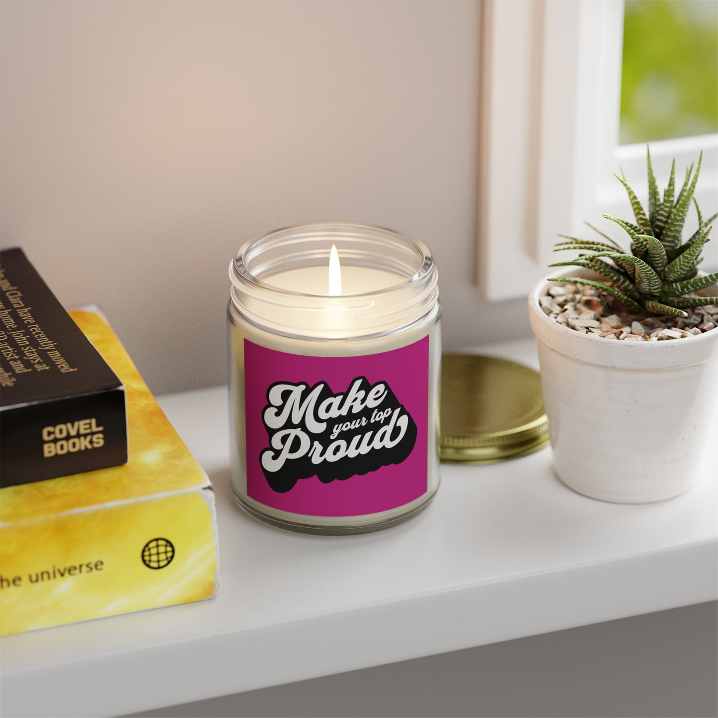 Proud Top - Coconut Apricot Wax Scented Candle - Out x Loud