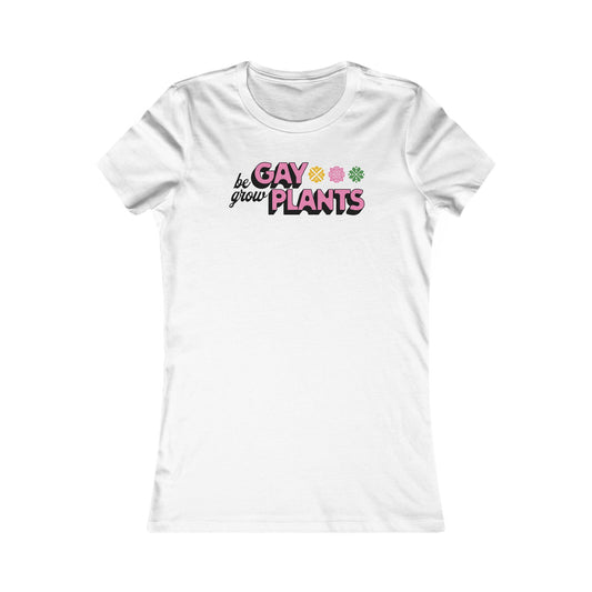 Grow Gay - Femme Fit Graphic Tee - Proud 365