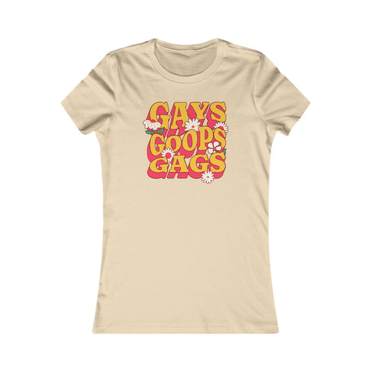 Gays Goops x Gags Femme Fit Graphic Tee - Proud 365