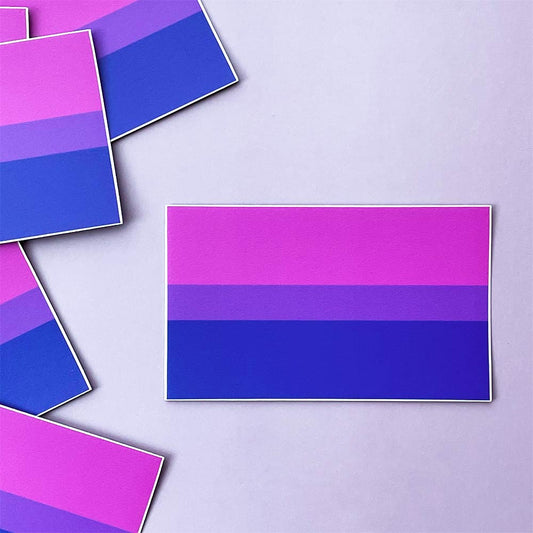 Bisexual Pride Flag Sticker