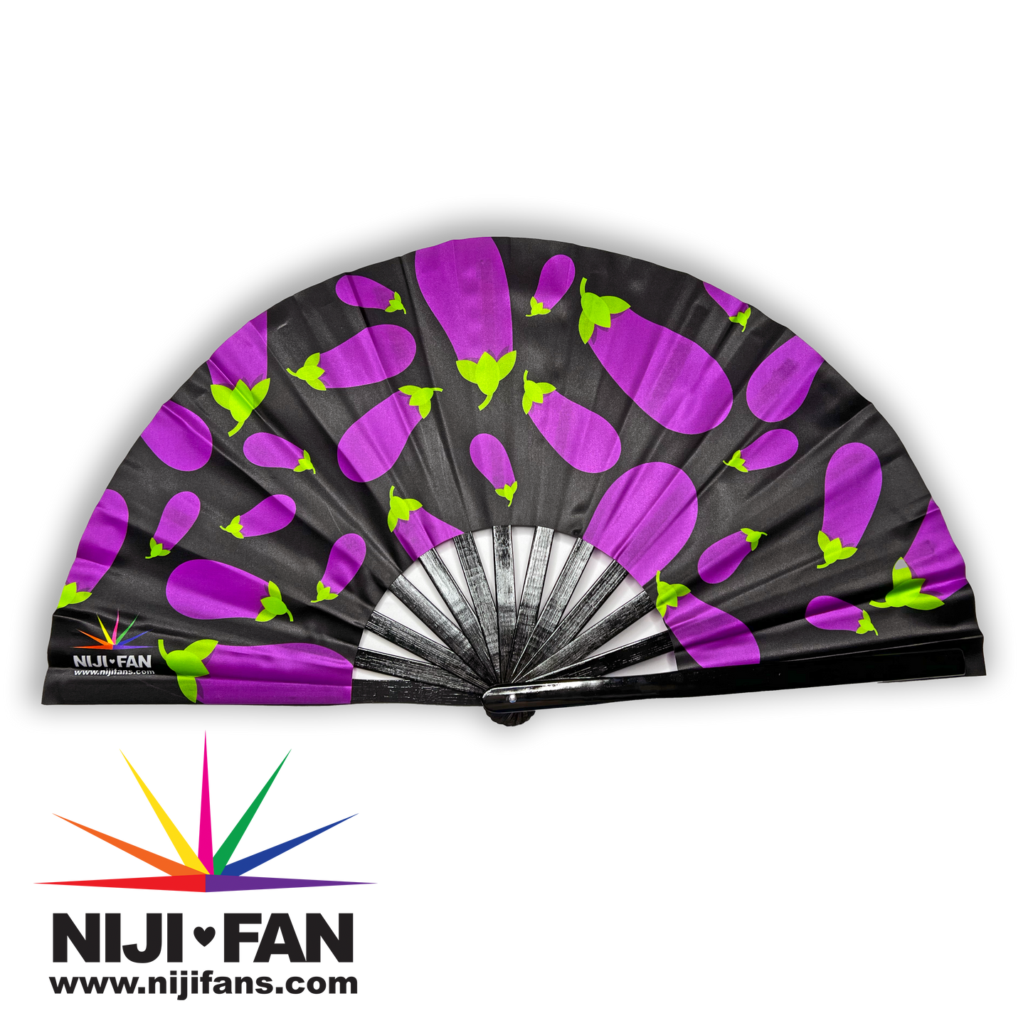 Eggplant Clack Fan *Blacklight Reactive*