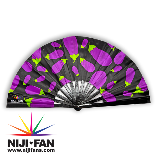 Eggplant Clack Fan *Blacklight Reactive*