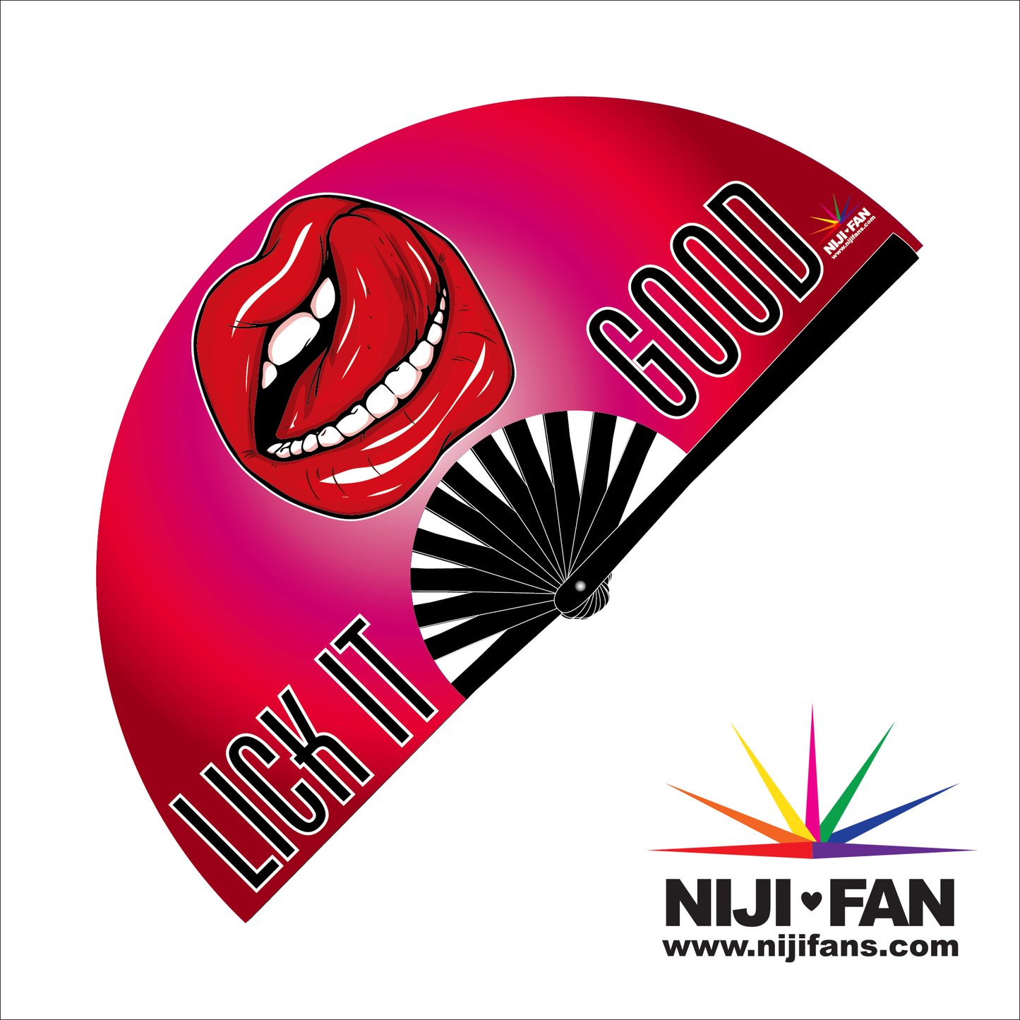 Lick It Good Clack Fan *Black Light Reactive*