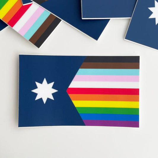 Minnesota LGBTQ Pride Flag Sticker