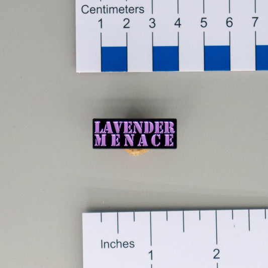 "Lavender Menace" Enamel Pin