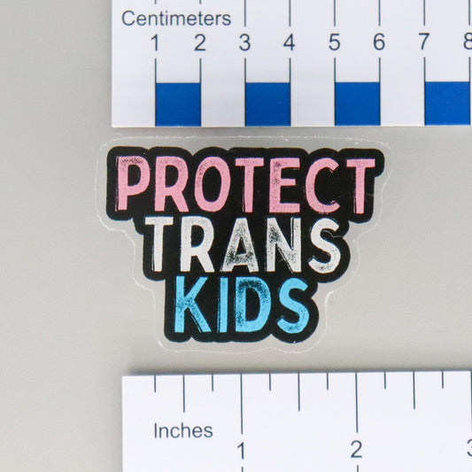 "Protect Trans Kids" Acrylic Pride Pin