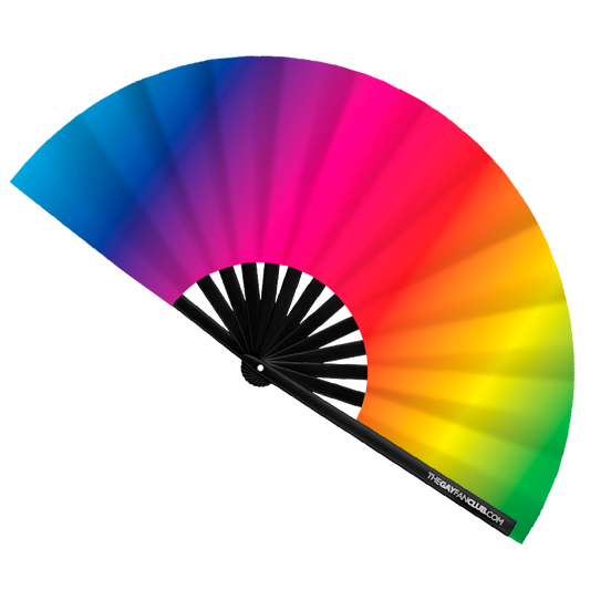 Rainbow Rave Fan