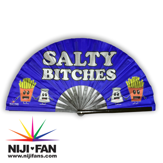 Salty Bitches Clack Fan *Black Light Reactive*