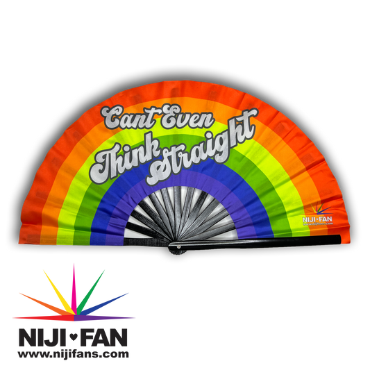 Cant Even Think Straight Clack Fan *Blacklight Reactive*