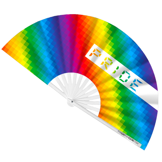 Pride Rainbow Fan